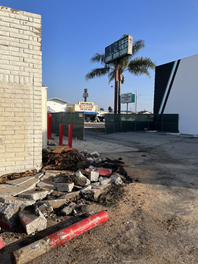 Demolished Concrete Slab